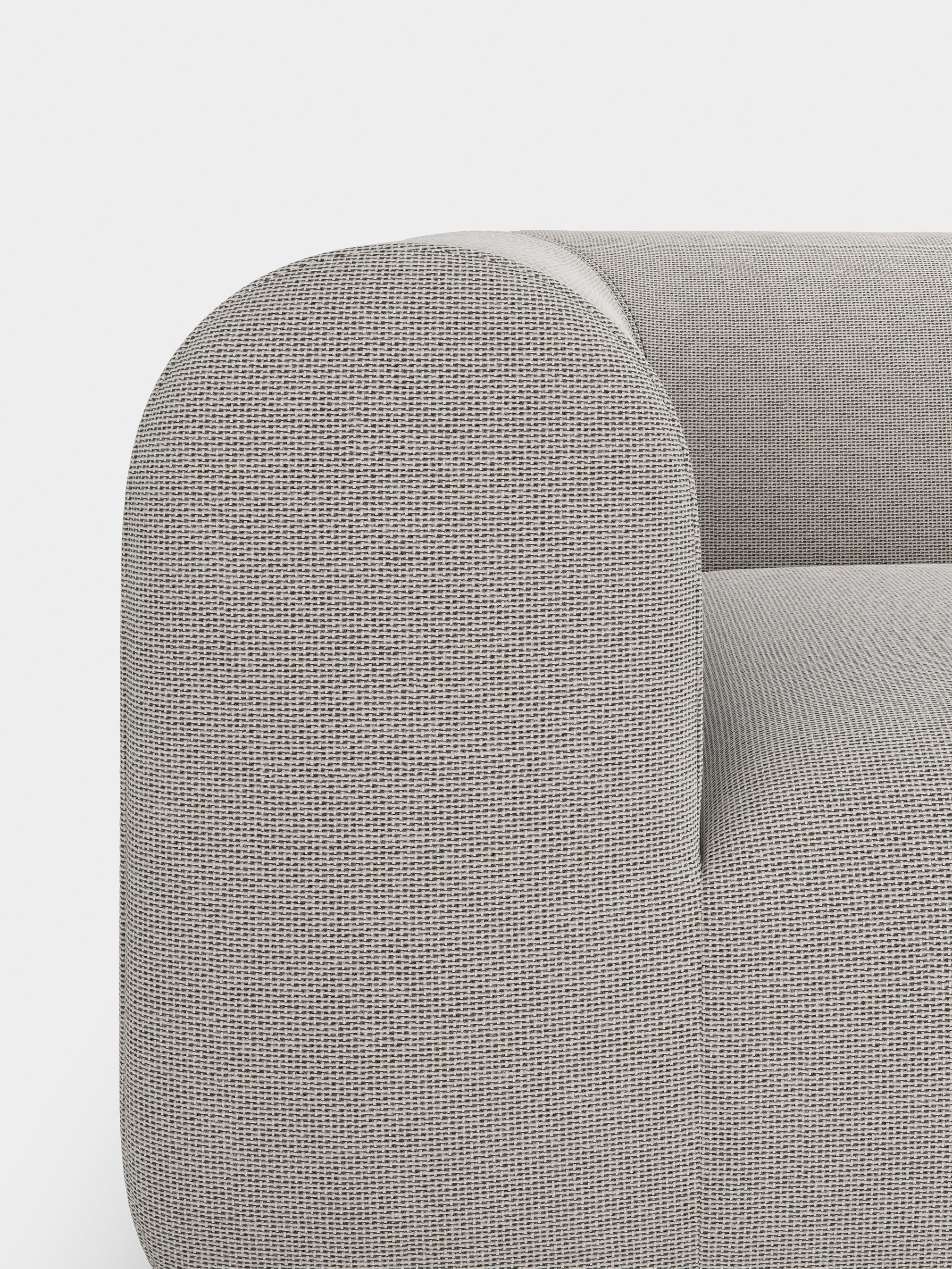 Plump 3-Seater Right Chaise Longue Modular Sofa