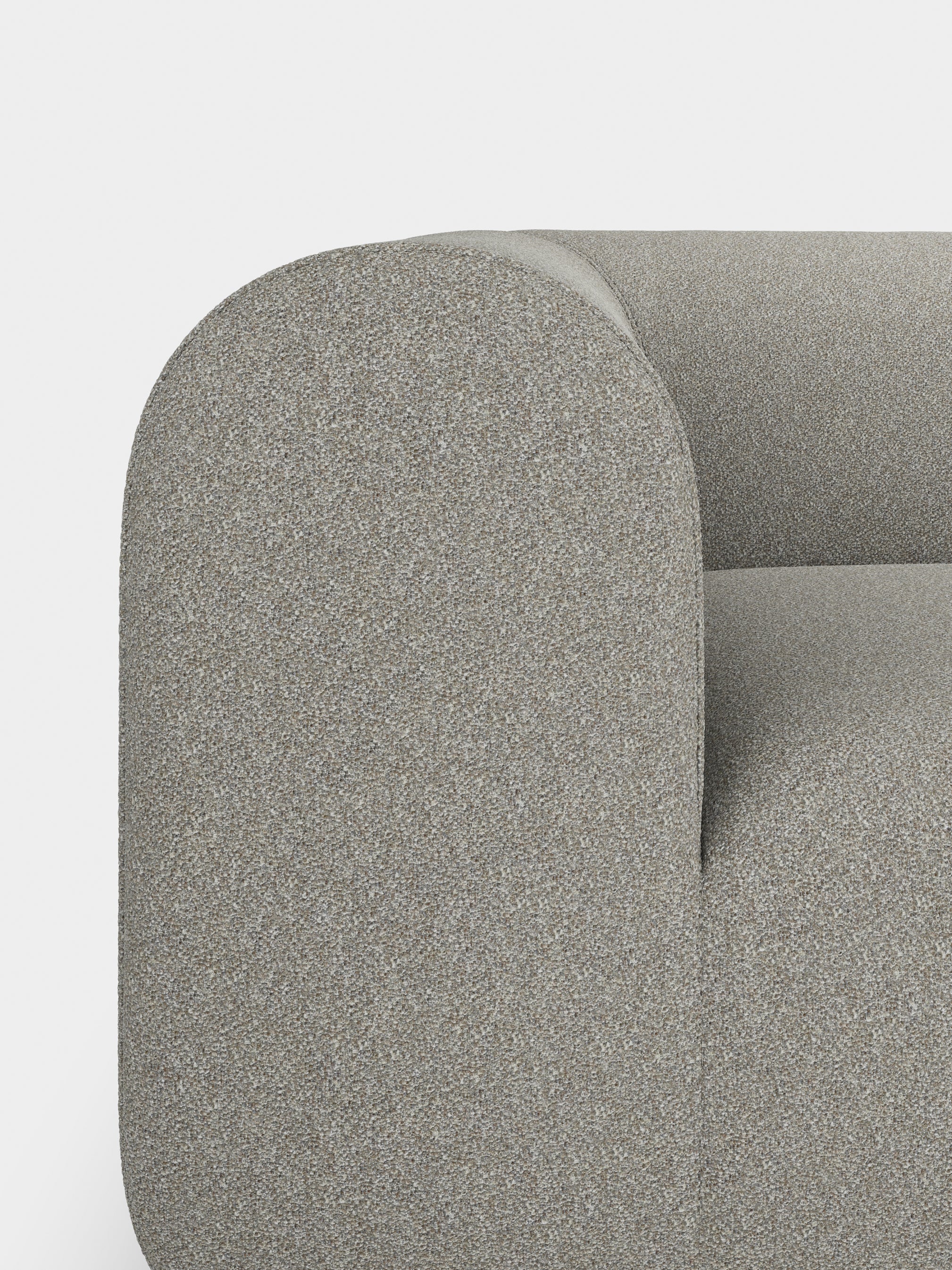 Plump 3-Seater Right Chaise Longue Modular Sofa