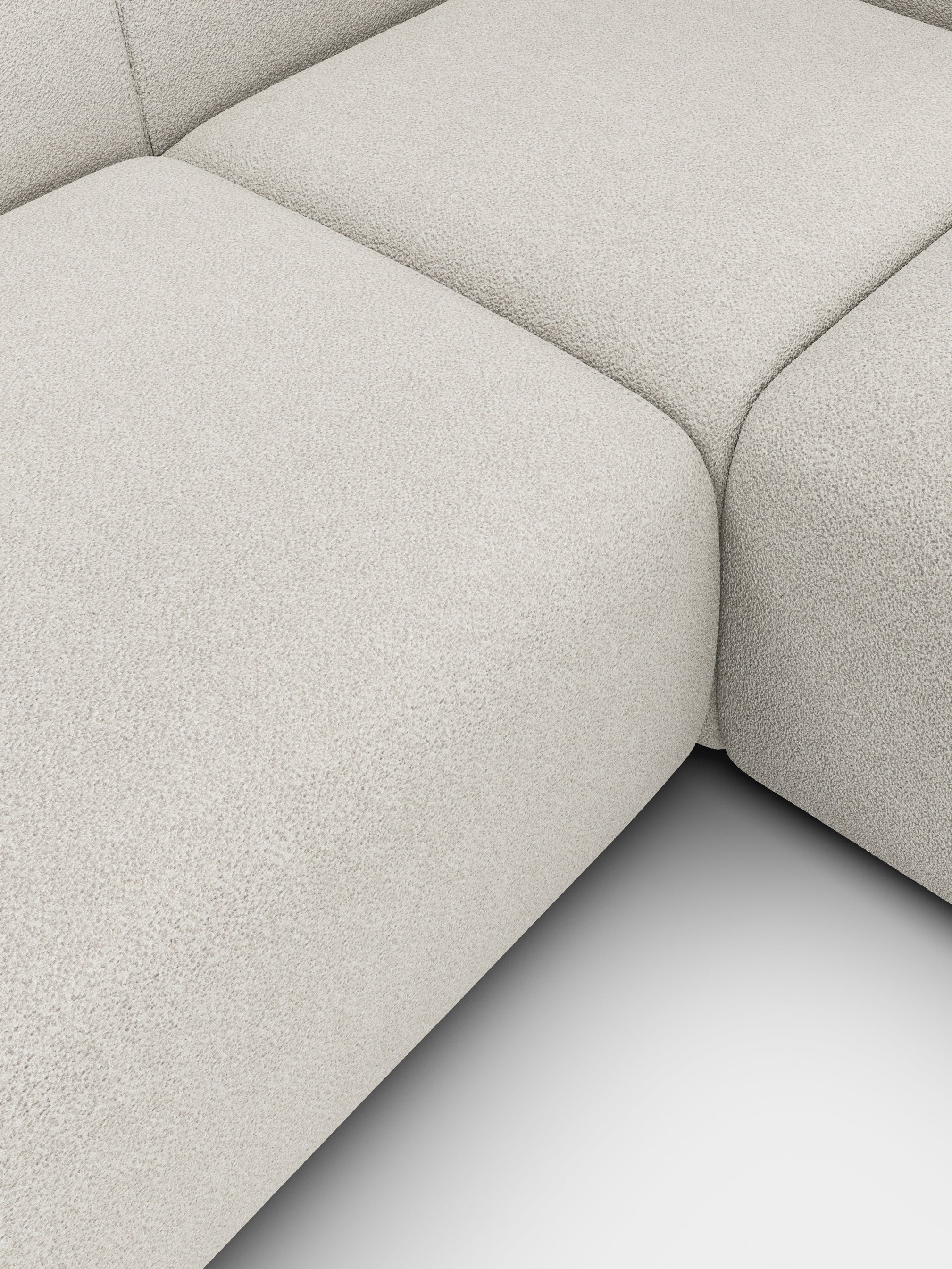 Plump 3-Seater Right Chaise Longue Modular Sofa