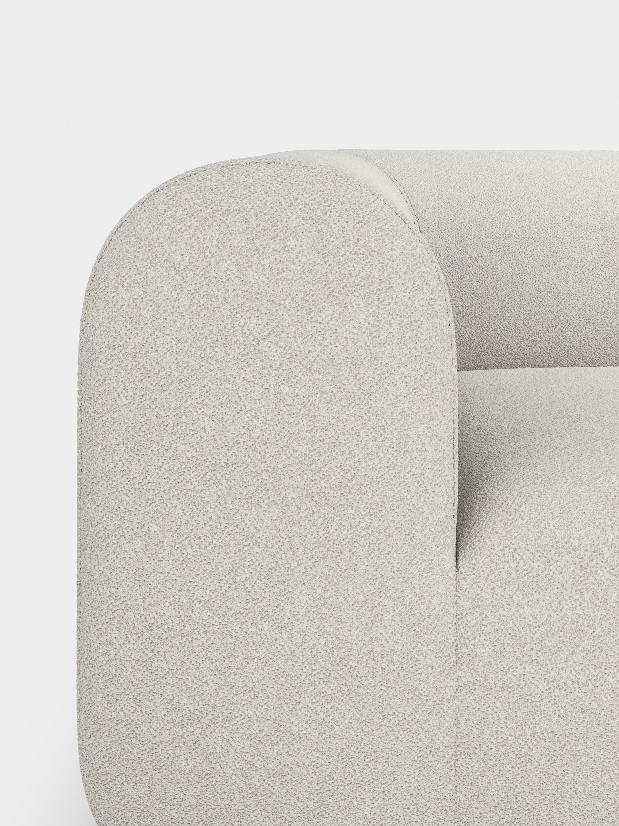 Plump 3-Seater Right Chaise Longue Modular Sofa