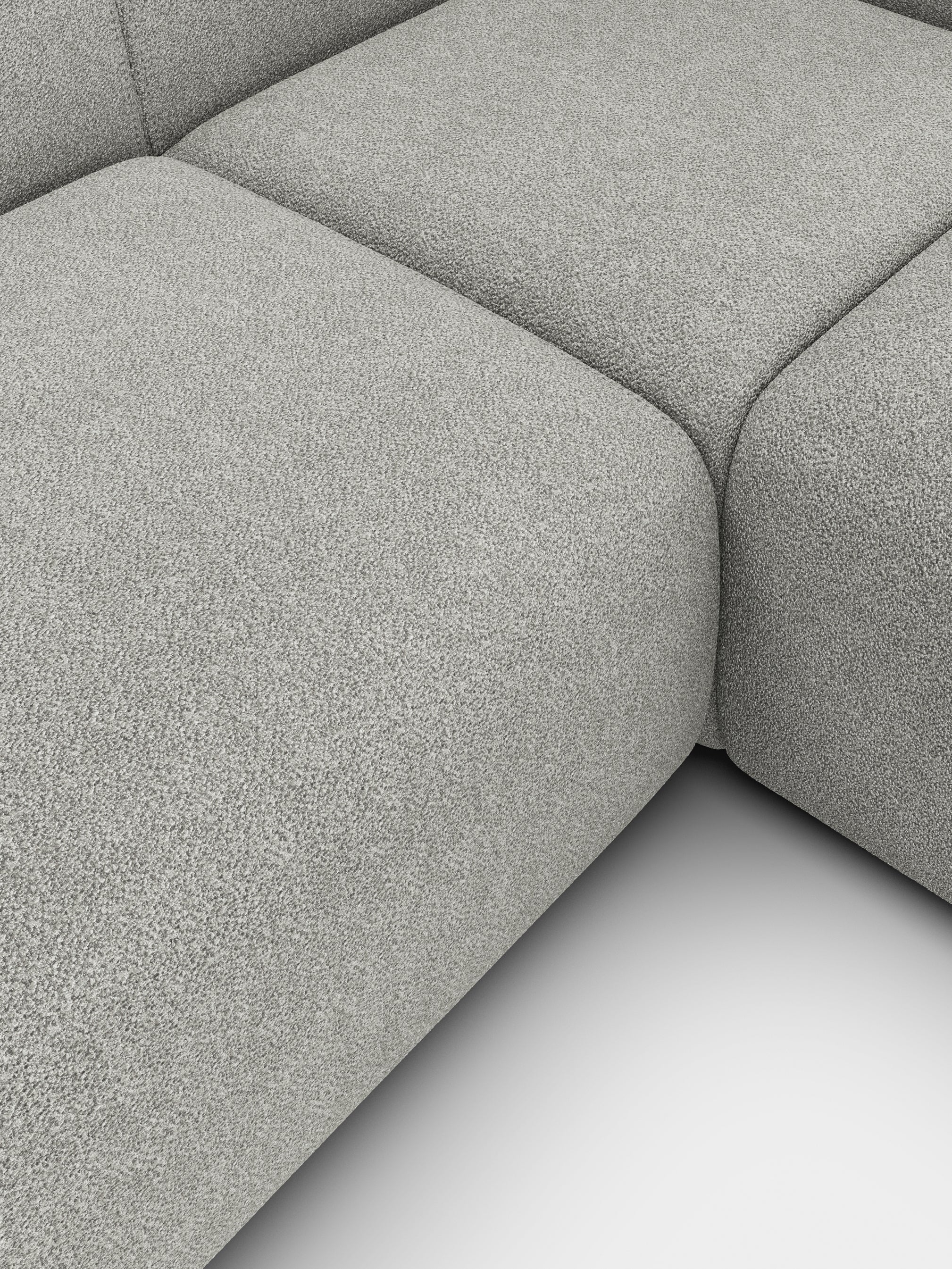 Plump 3-Seater Right Chaise Longue Modular Sofa