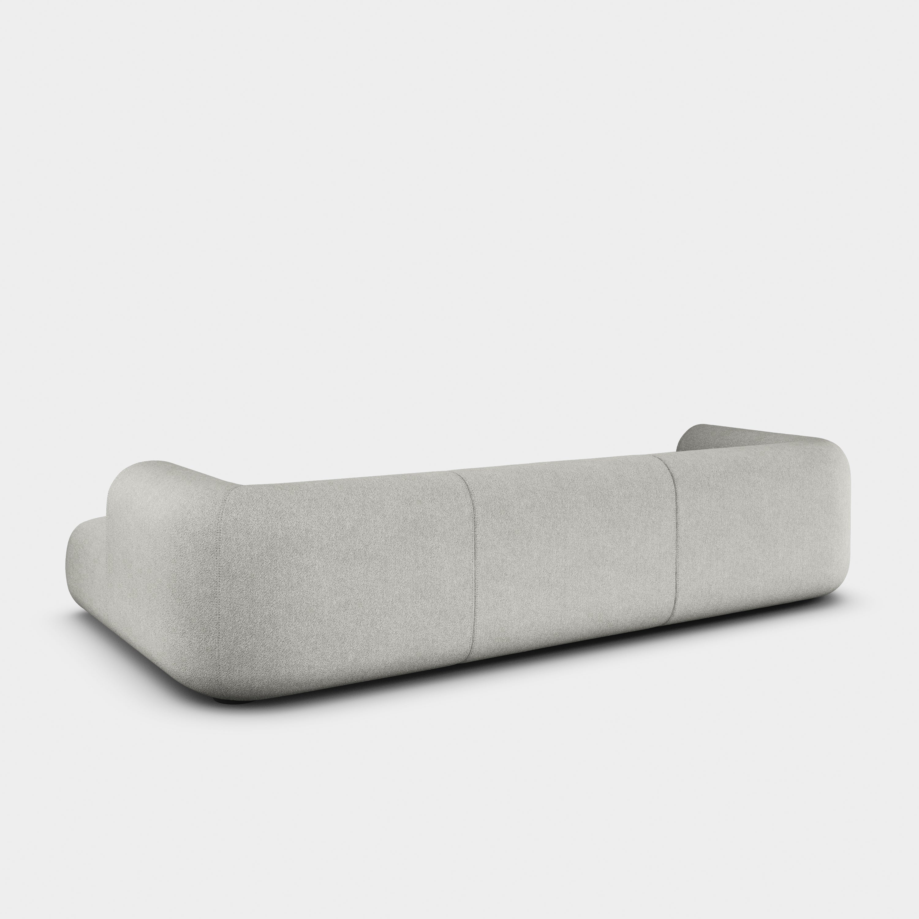Plump 3-Seater Right Chaise Longue Modular Sofa