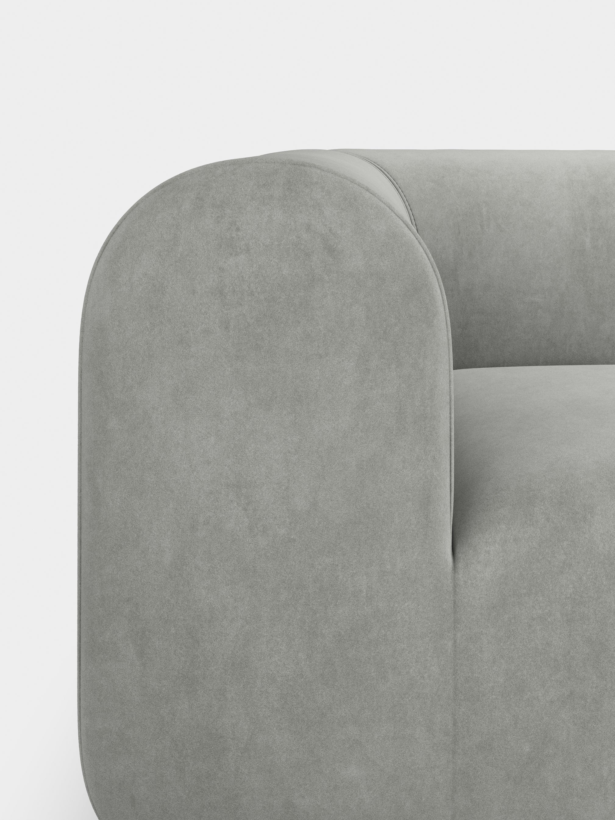 Plump 3-Seater Right Chaise Longue Modular Sofa