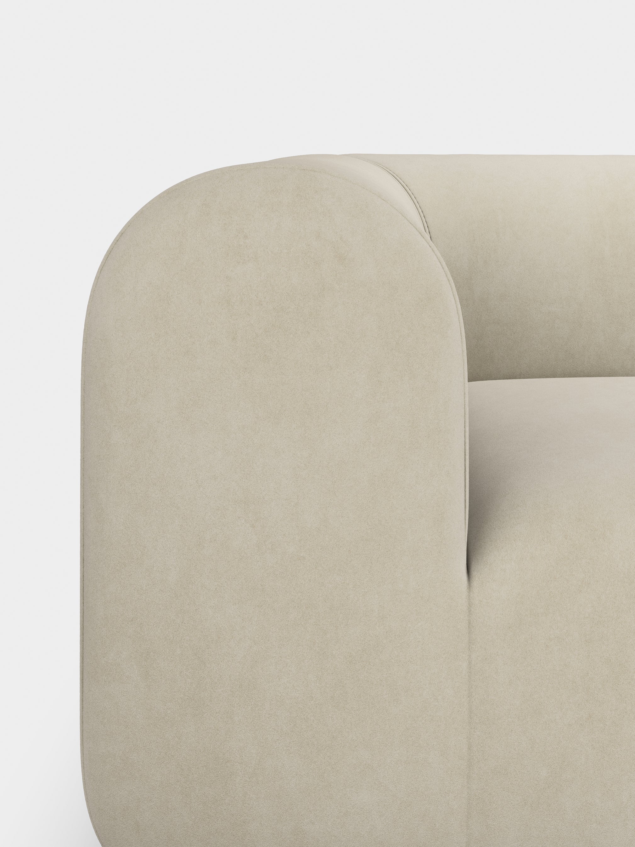 Plump 3-Seater Right Chaise Longue Modular Sofa