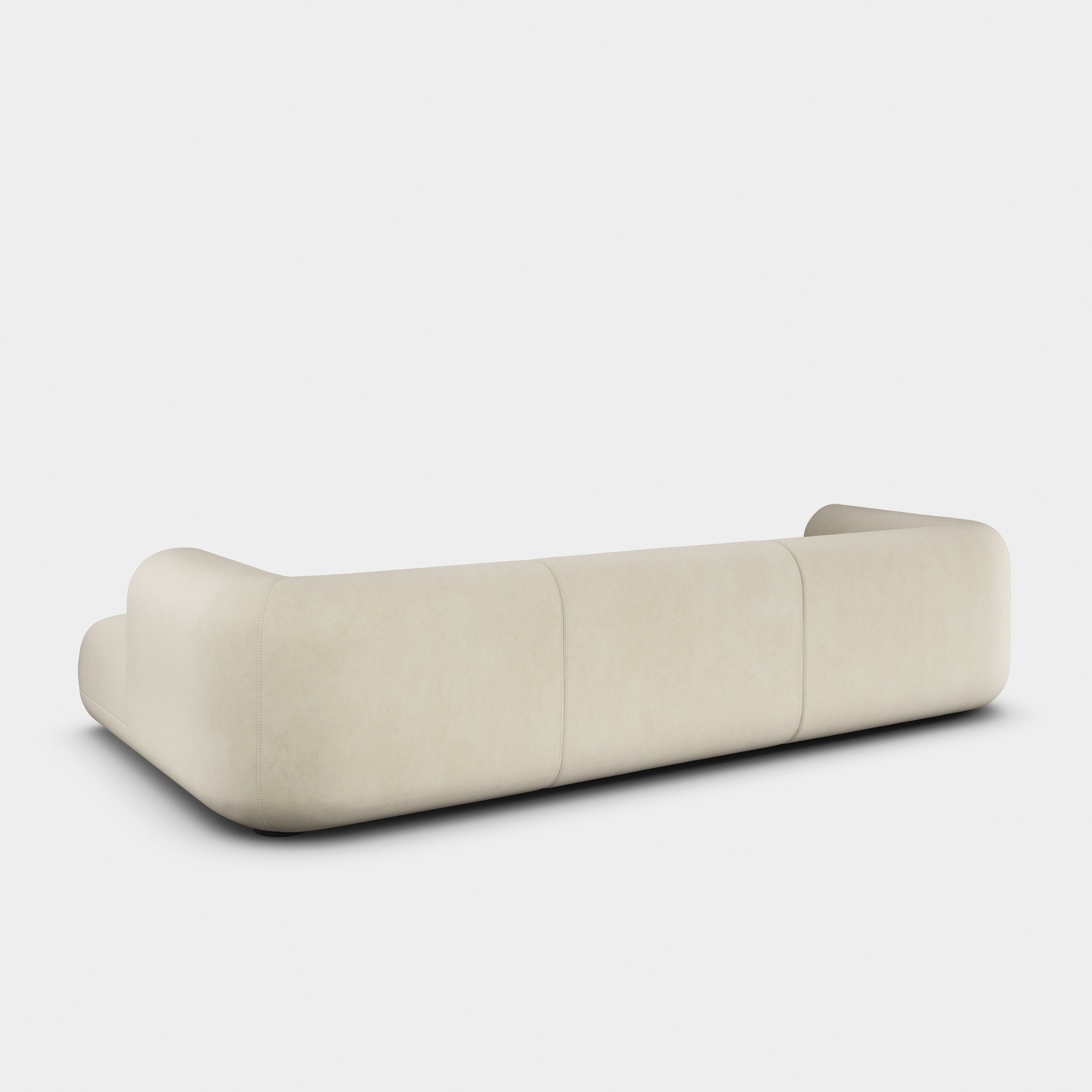 Plump 3-Seater Right Chaise Longue Modular Sofa