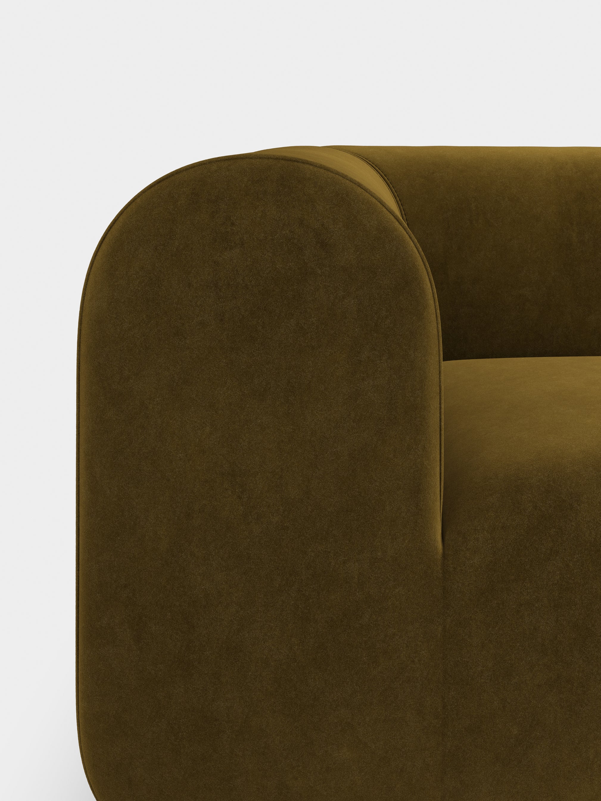 Plump 3-Seater Right Chaise Longue Modular Sofa