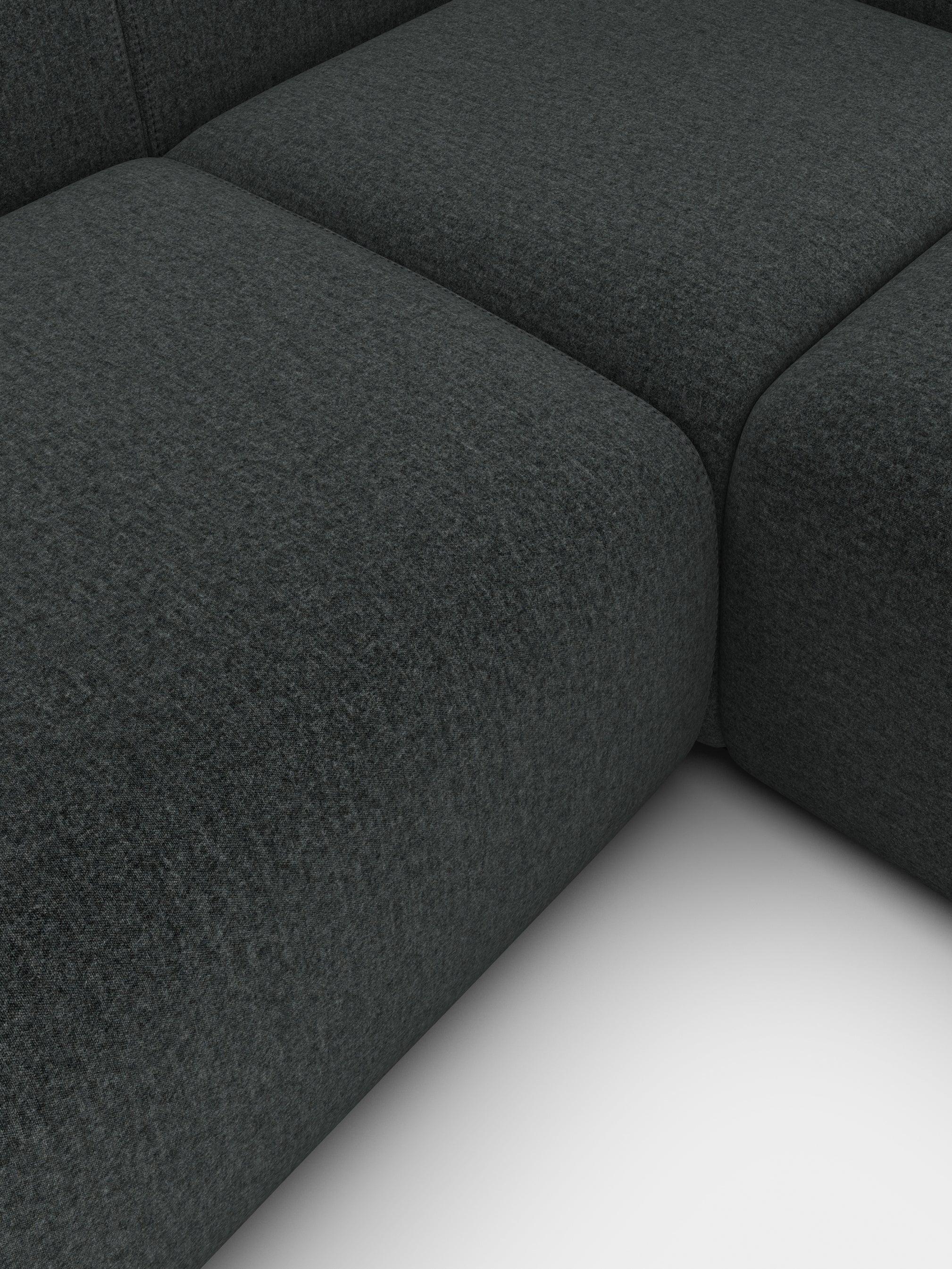 Plump 3-Seater Right Chaise Longue Modular Sofa