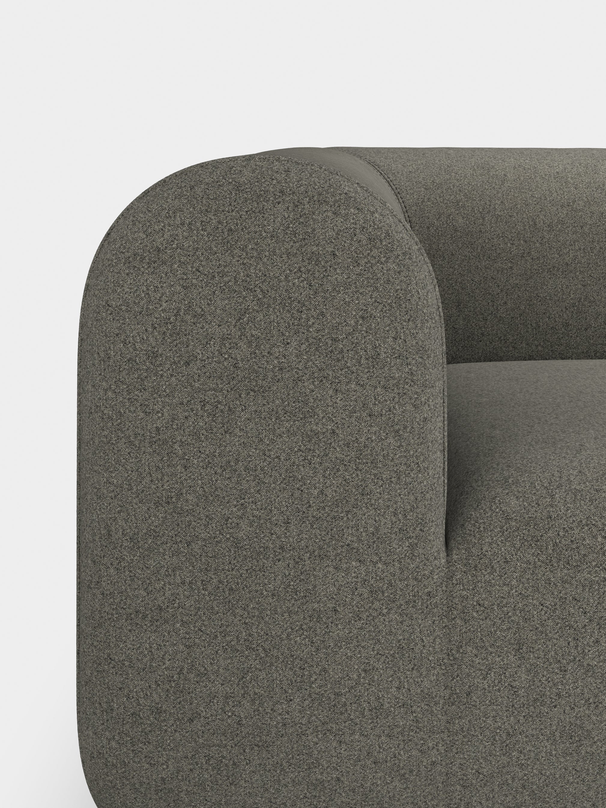 Plump 3-Seater Right Chaise Longue Modular Sofa