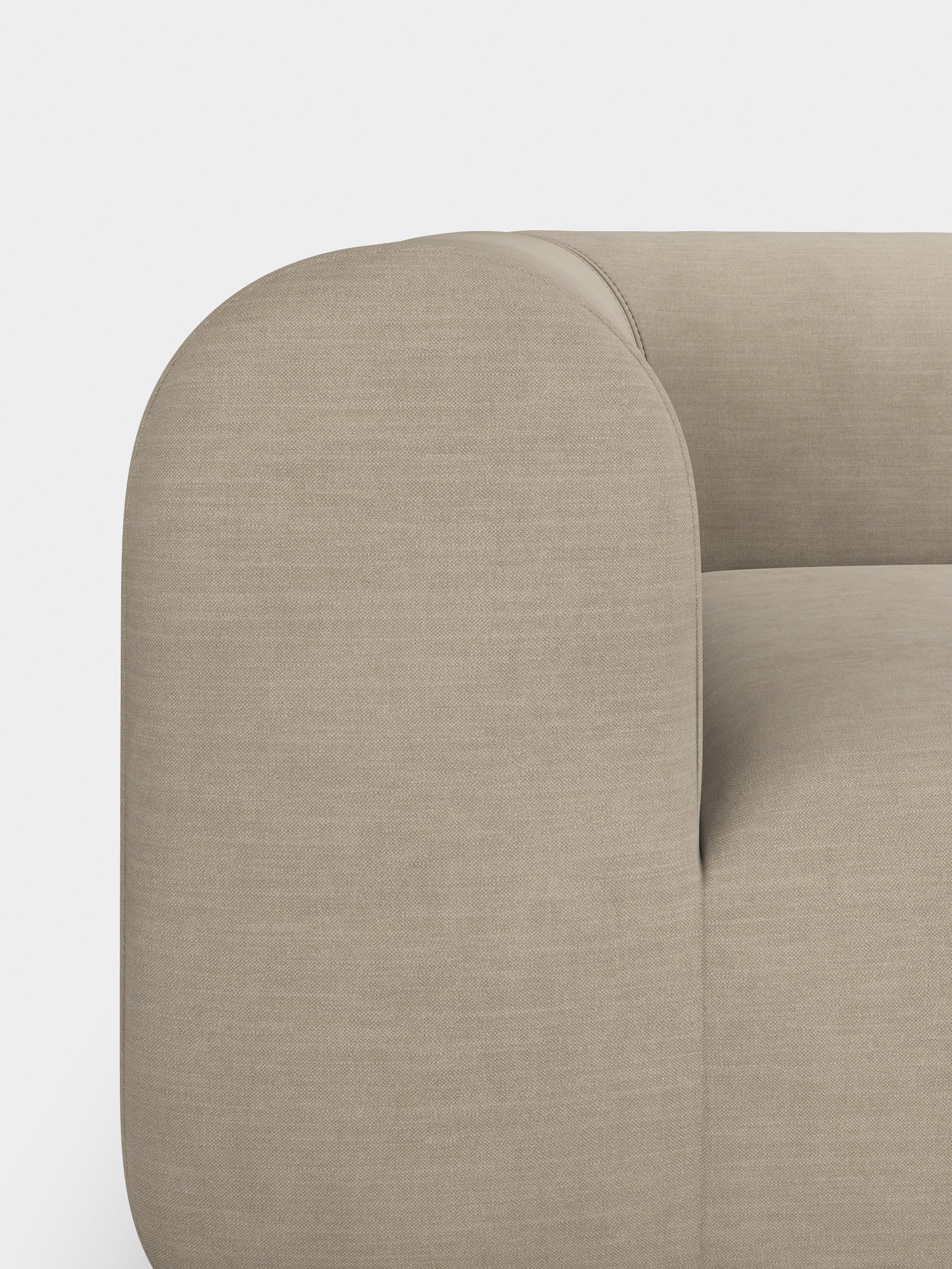 Plump 3-Seater Right Chaise Longue Modular Sofa