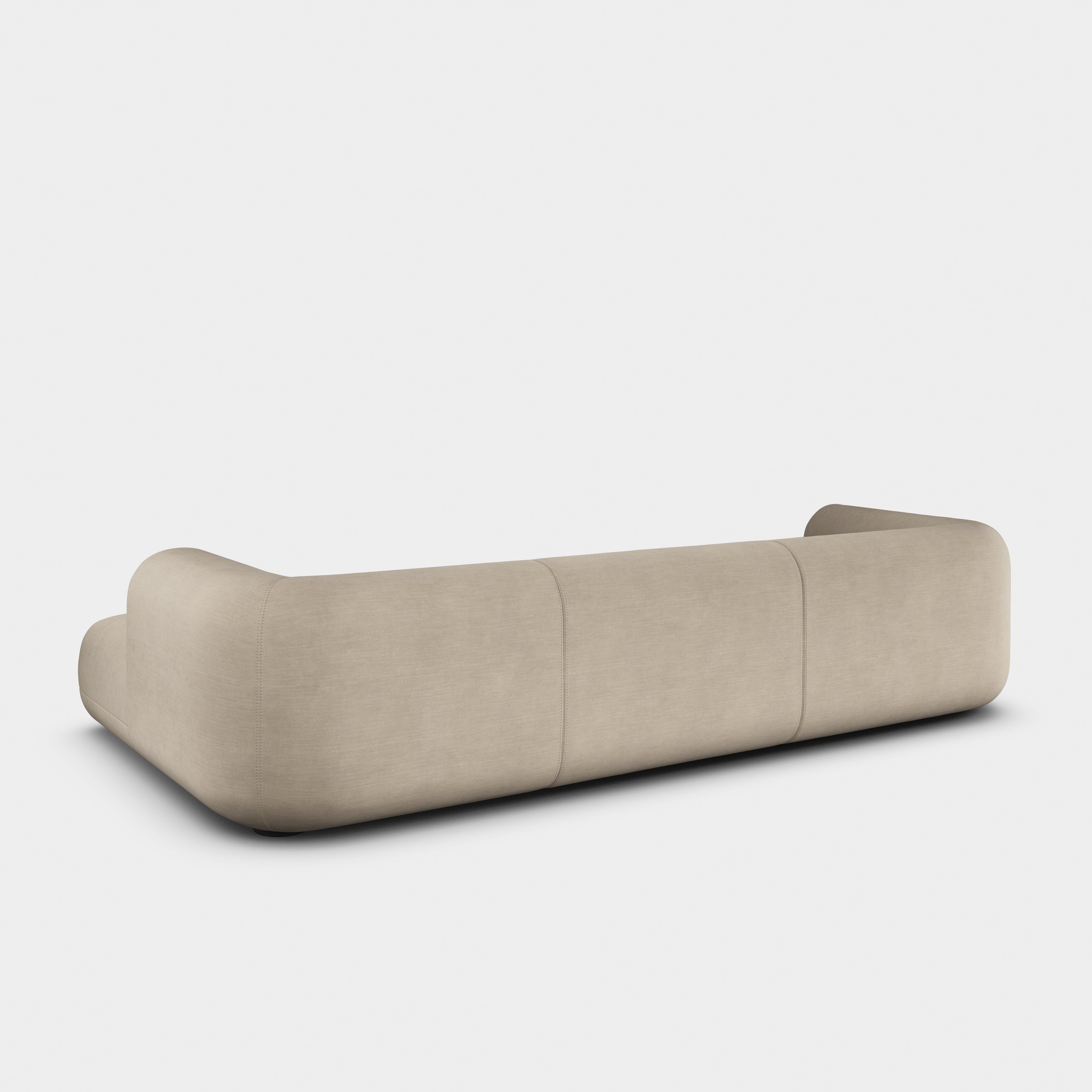 Plump 3-Seater Right Chaise Longue Modular Sofa