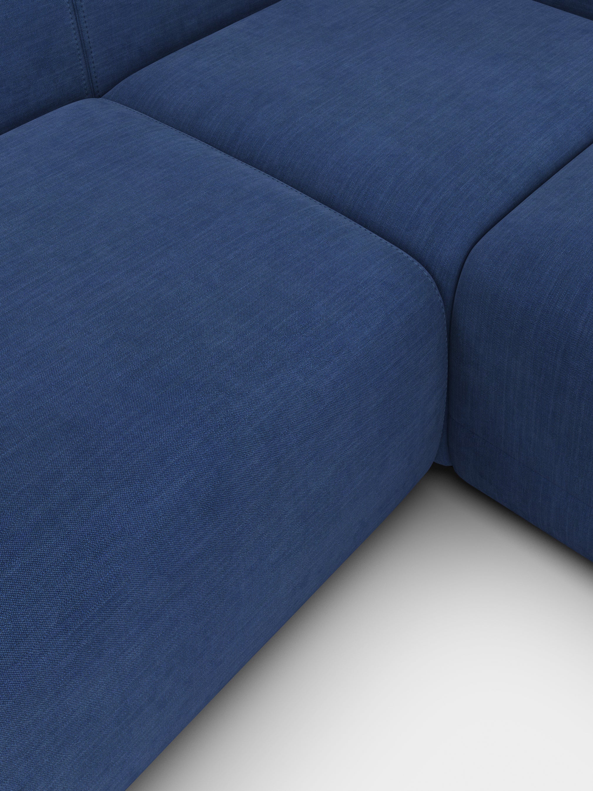 Plump 3-Seater Right Chaise Longue Modular Sofa