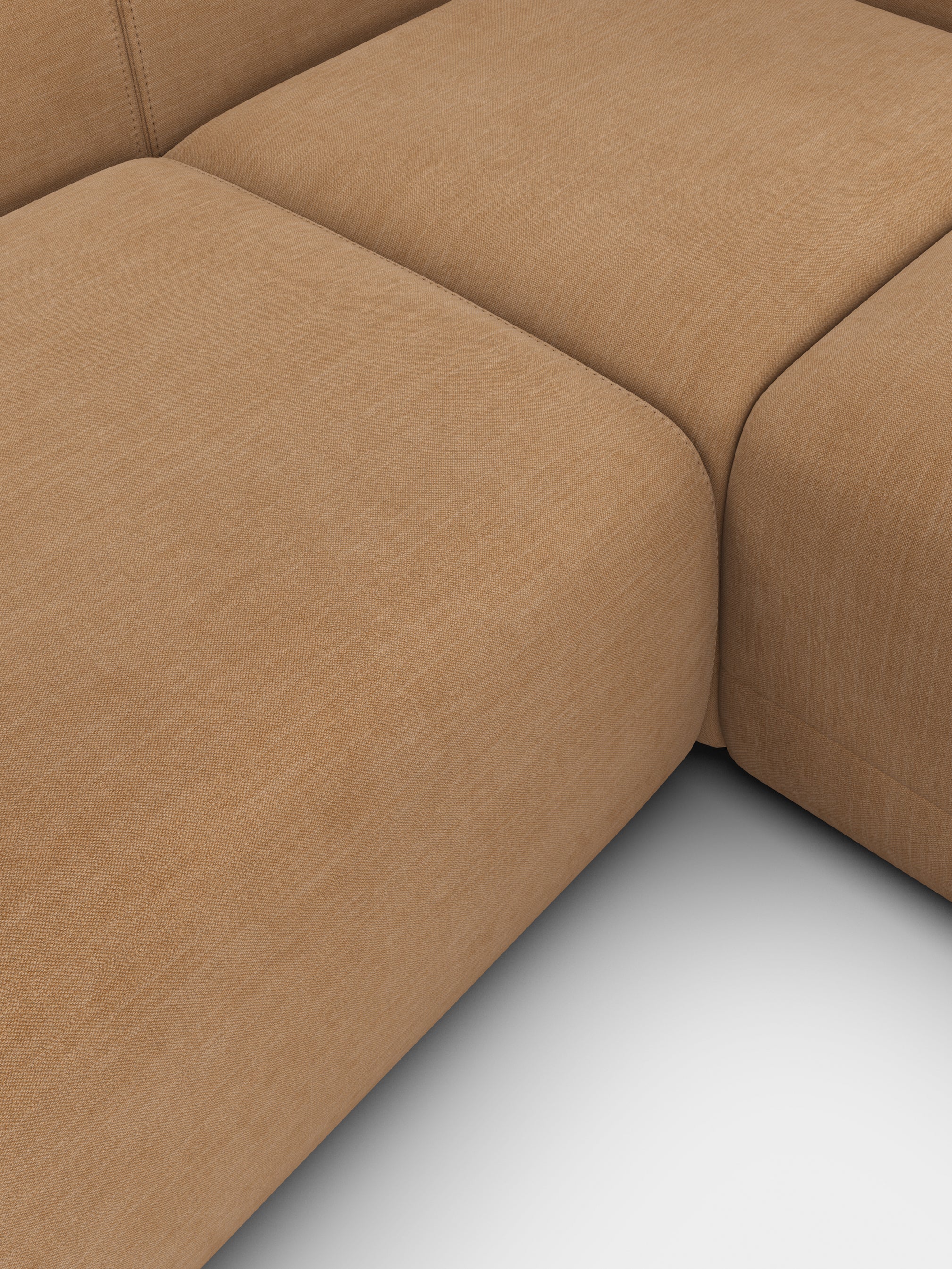 Plump 3-Seater Right Chaise Longue Modular Sofa