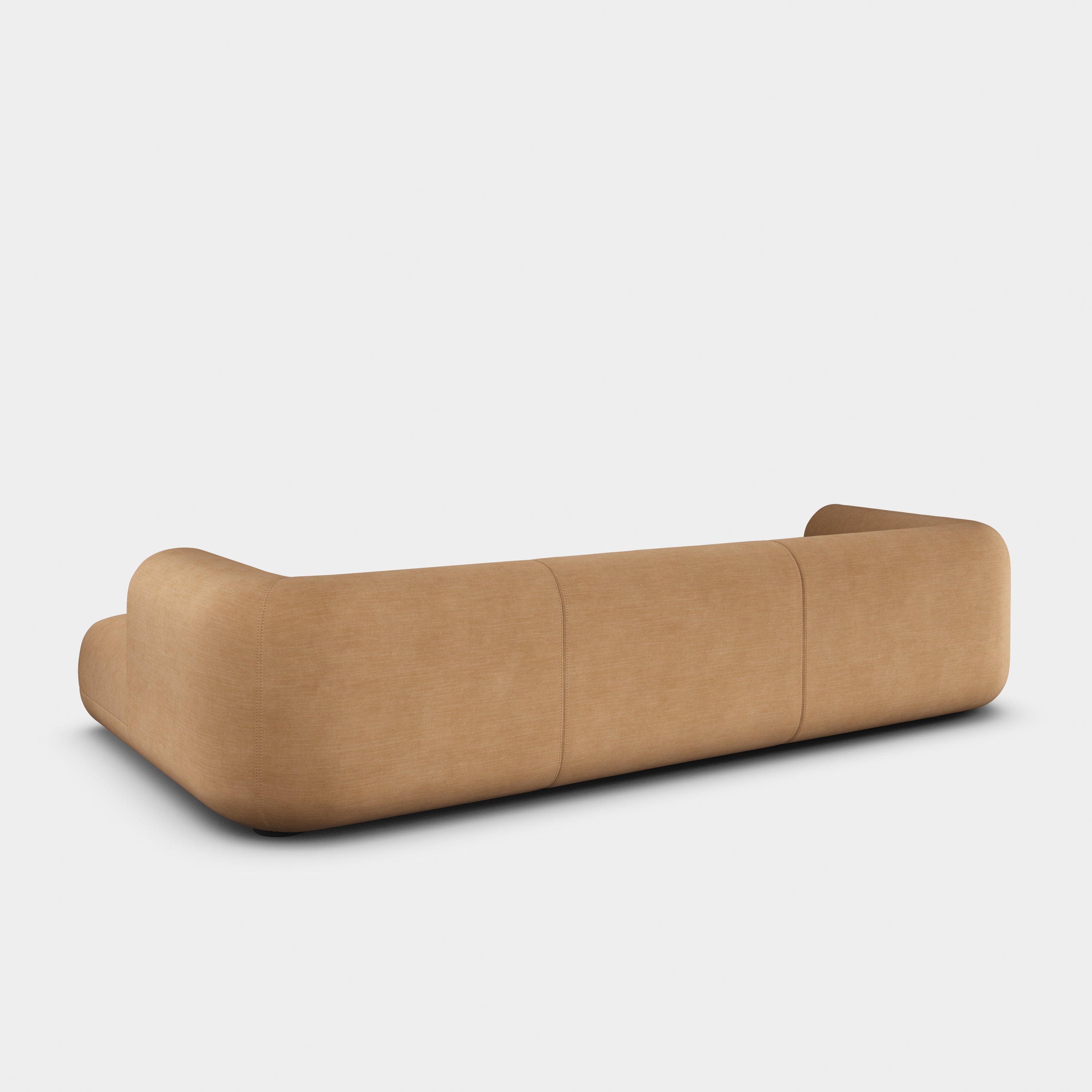 Plump 3-Seater Right Chaise Longue Modular Sofa