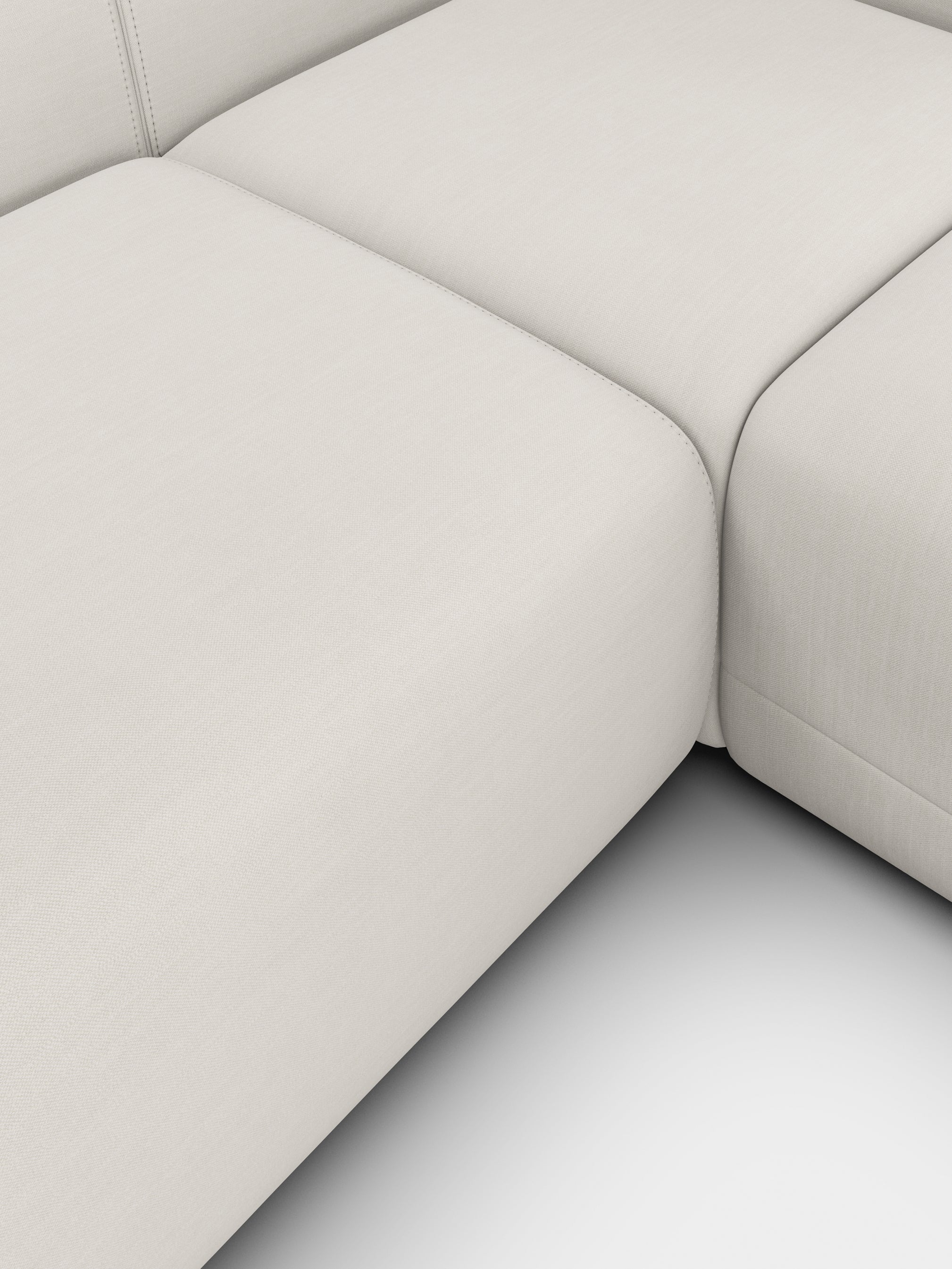 Plump 3-Seater Right Chaise Longue Modular Sofa