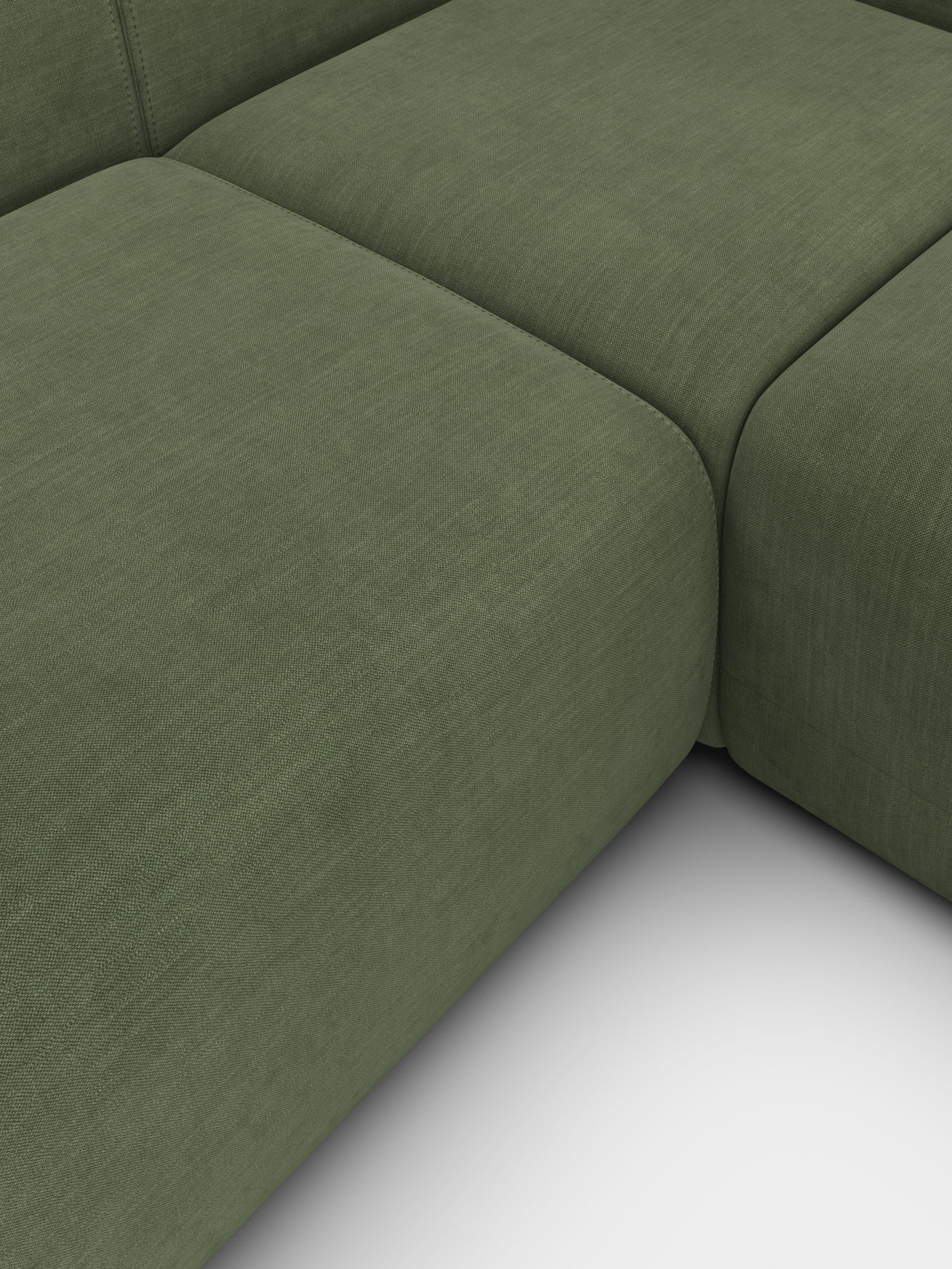 Plump 3-Seater Right Chaise Longue Modular Sofa