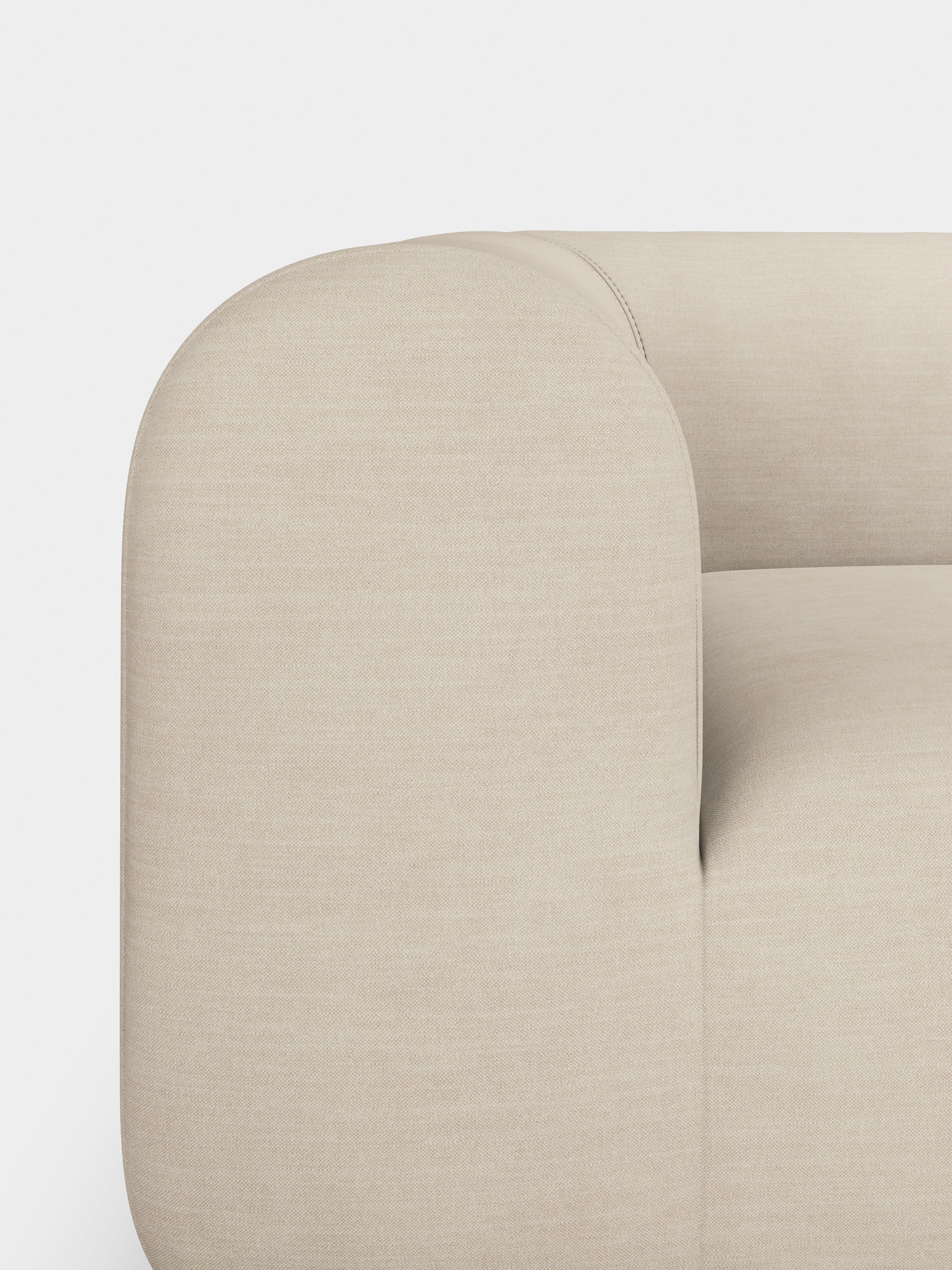 Plump 3-Seater Right Chaise Longue Modular Sofa