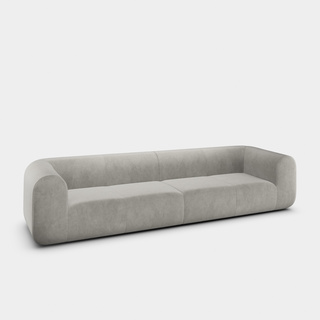 Clay Royal Velvet / 4-Seater Modular Sofa / Royal - Clay (84)