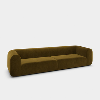 Forest Royal Velvet / 4-Seater Modular Sofa / Royal - Forest (0162)