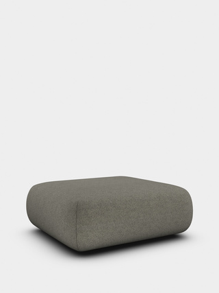Grey Kvadrat Melange Nap Wool / Ottoman / Kvadrat Melange Nap - Grey (111)