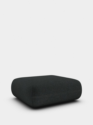 Dark Grey Kvadrat Divina Melange Wool / Ottoman / Kvadrat Divina Melange - Dark Grey (180)