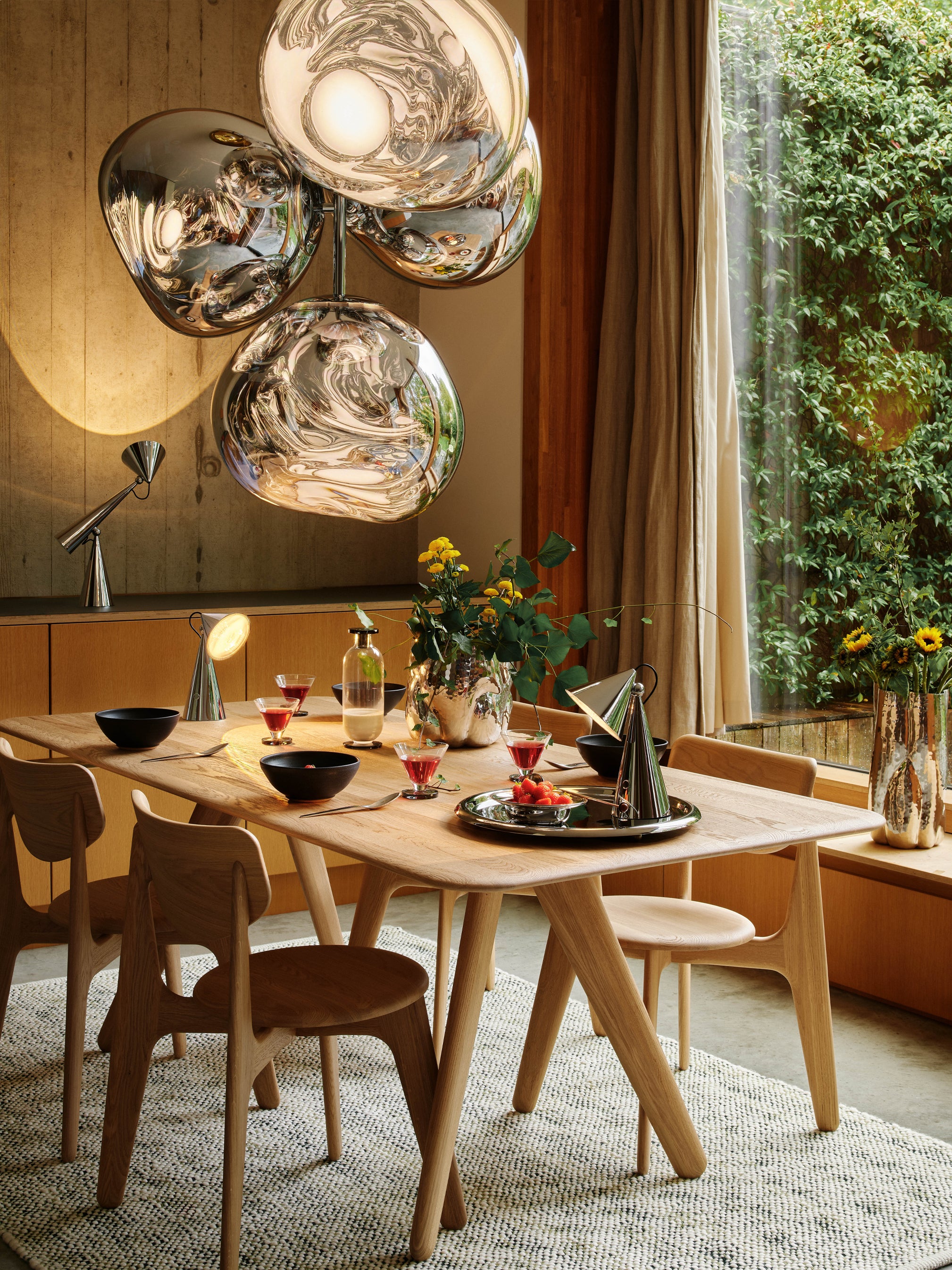 Slab Upholstered Dining Chair