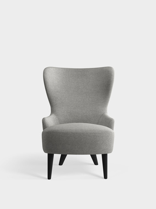 Light Grey Kvadrat Hallingdal 65 Wool Blend / Micro Chair / Kvadrat Hallingdal 65 - Light Grey (0110)
