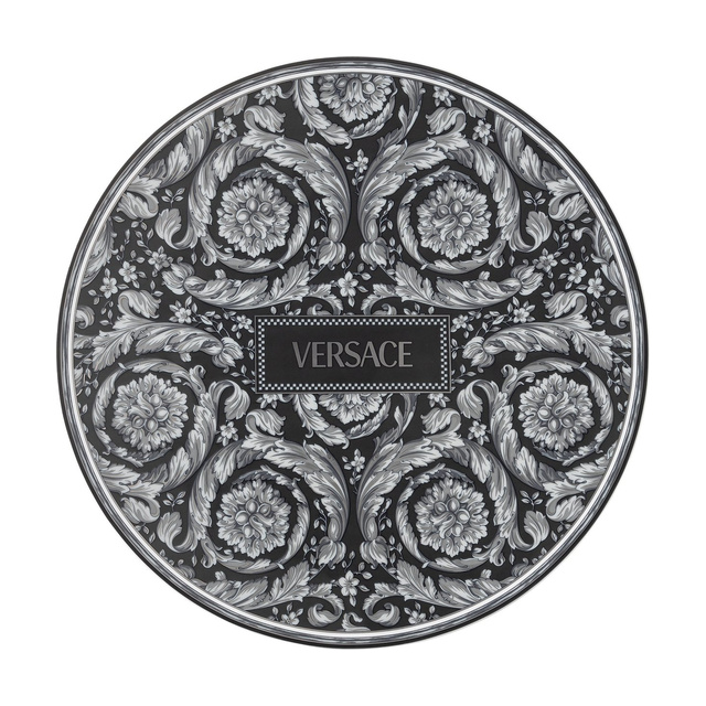 Versace Rosenthal Barocco Haze service plate, 33 cm