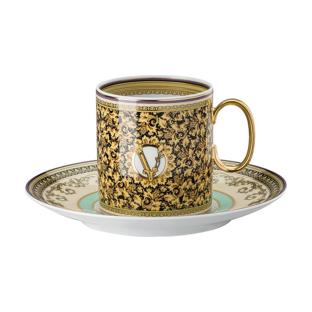 Versace Rosenthal Barocco Mosaic coffee cup & saucer