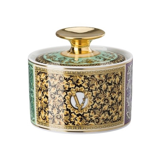 Versace Rosenthal Barocco Mosaic sugar bowl 3