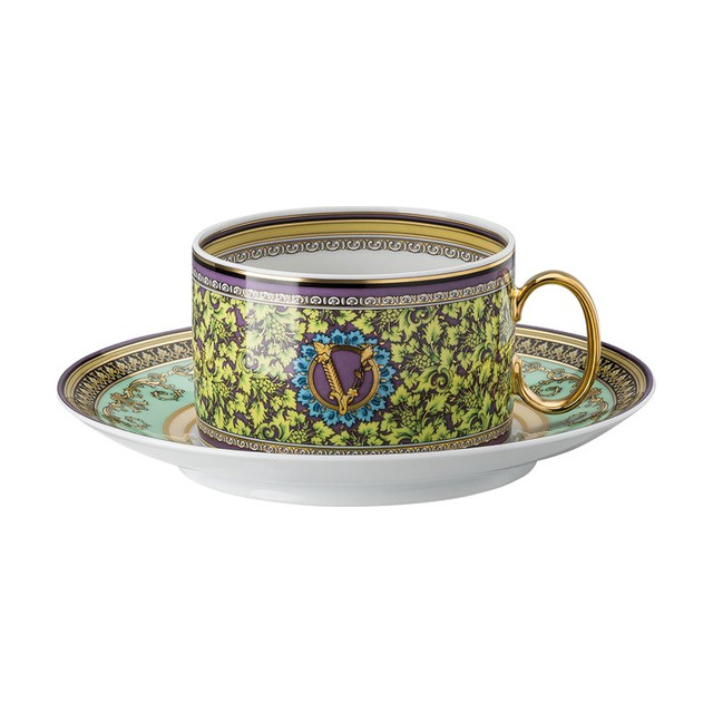 Versace Rosenthal Barocco Mosaic tea cup & saucer