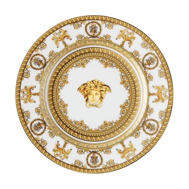 Versace Rosenthal I love Baroque Baroque Bianco plate, 18 cm