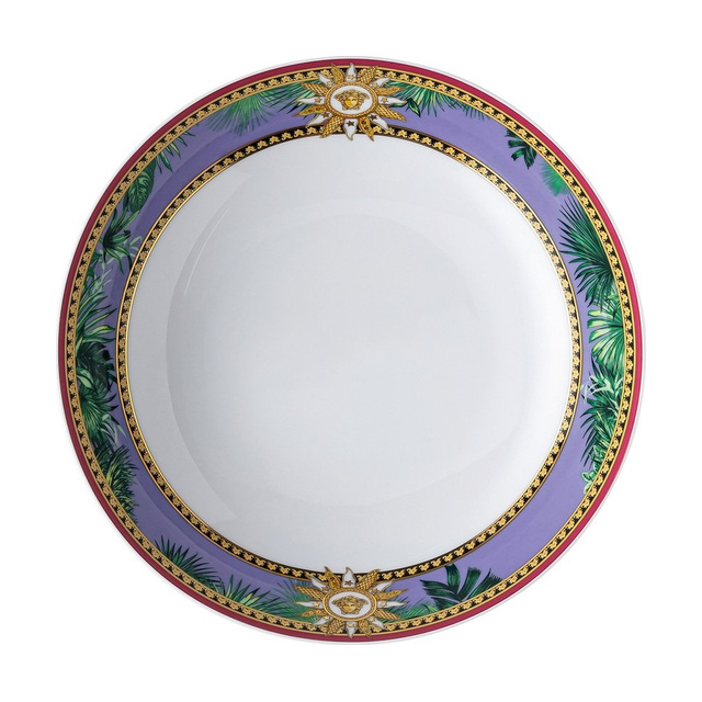 Versace Rosenthal Jungle Animalier rim soup, 22 cm