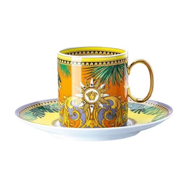 Versace Rosenthal Jungle Animalier coffe cup & saucer