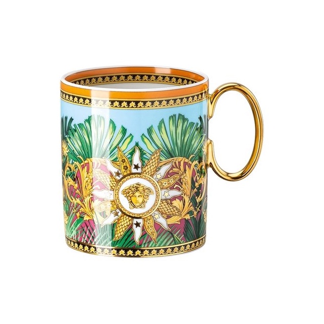 Кружка Versace Rosenthal Jungle Animalier, фарфор, многоцветная, 0.3 л