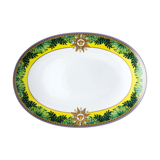 Фарфоровое блюдо Versace Rosenthal Jungle Animalier, 33 см