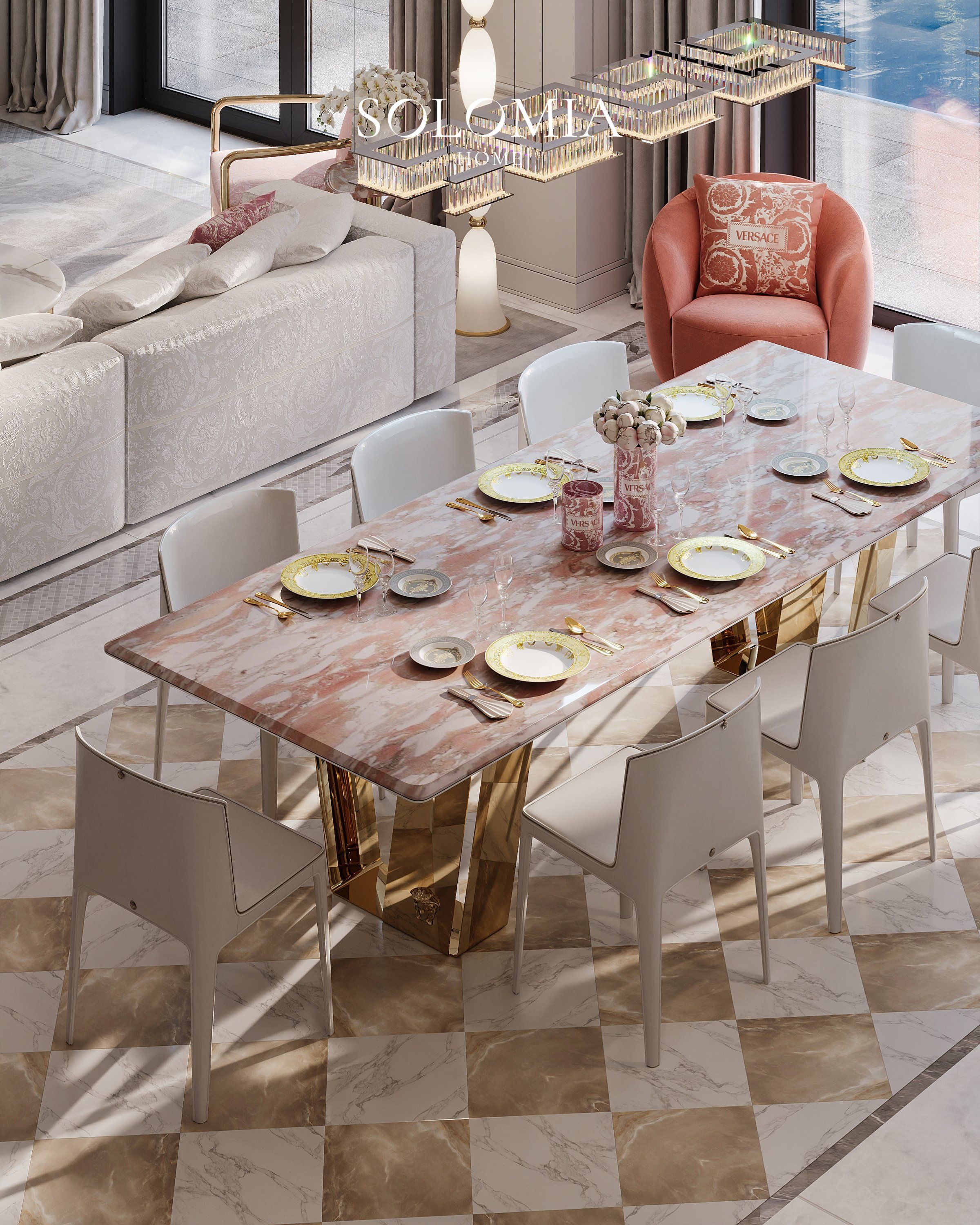 Apartment Palazzo Versace — Interior Design Project | Solomia Home