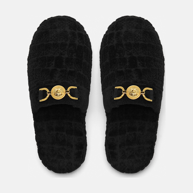 Тапочки Versace Icon из хлопковой махры