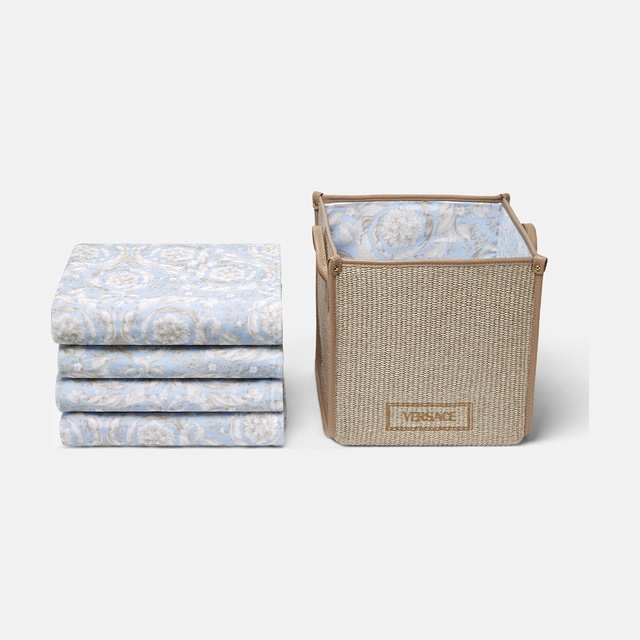 Barocco Floor Basket Towel Set