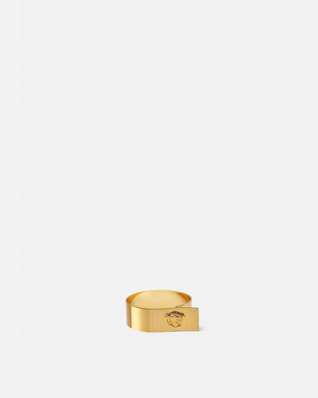 Gold Metal Medusa Napkin Ring