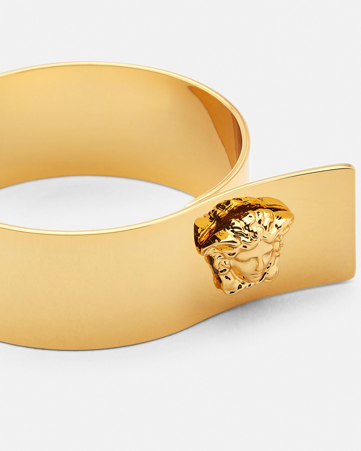 Gold Metal Medusa Napkin Ring