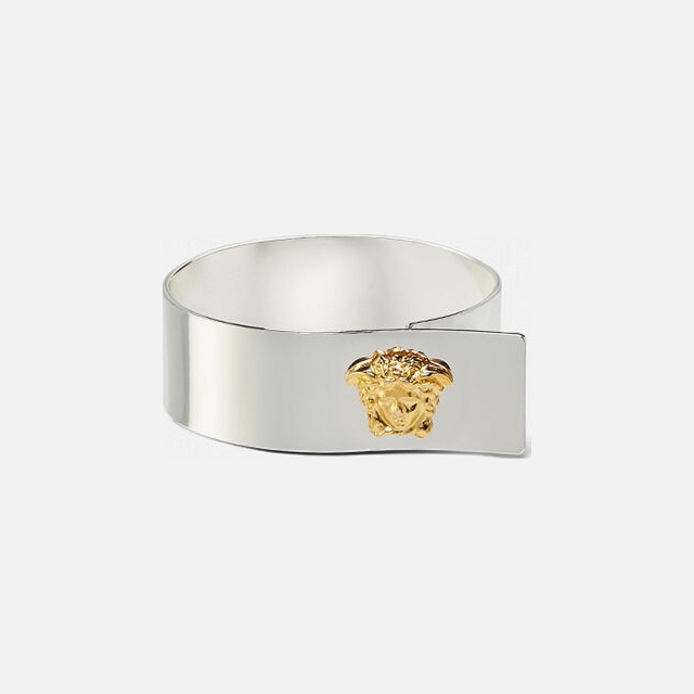 Medusa Napkin Ring 4-Set, Silver