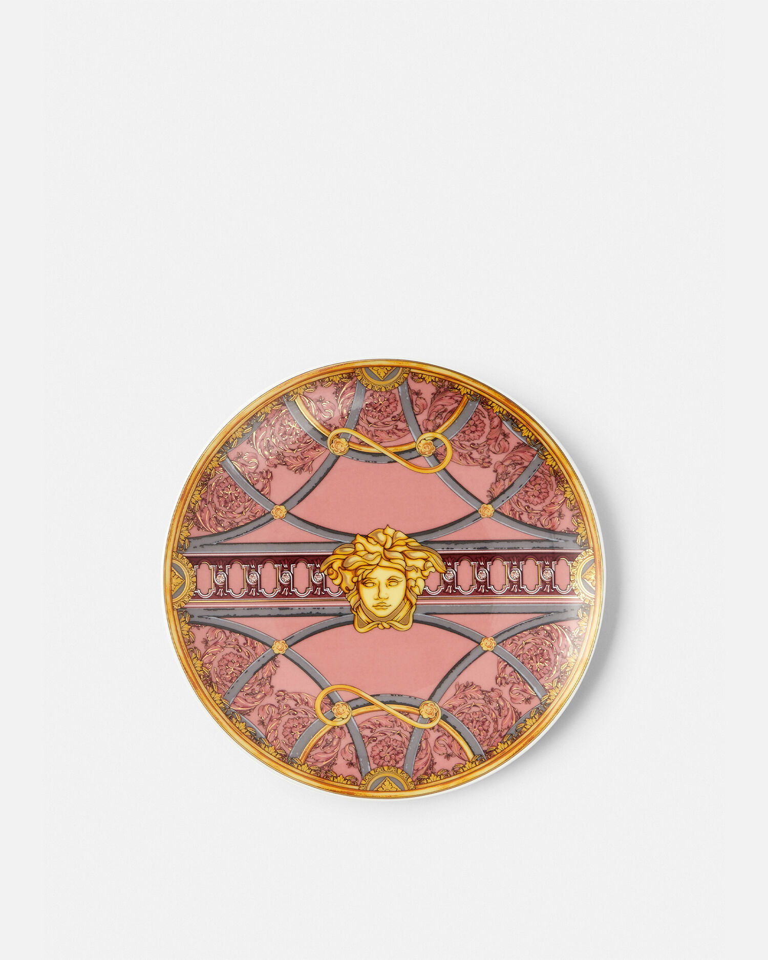 Тарелка десертная Versace Scala del Palazzo Rosa 17 см