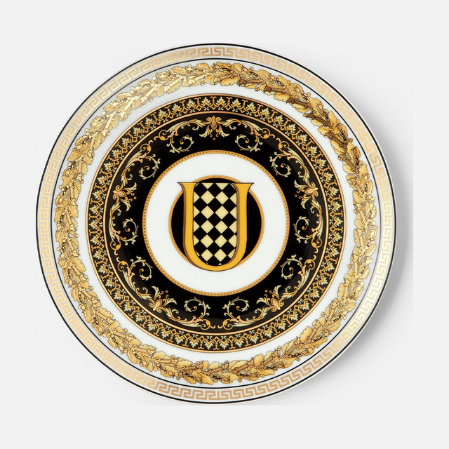 Virtus Alphabet U Plate 17 cm