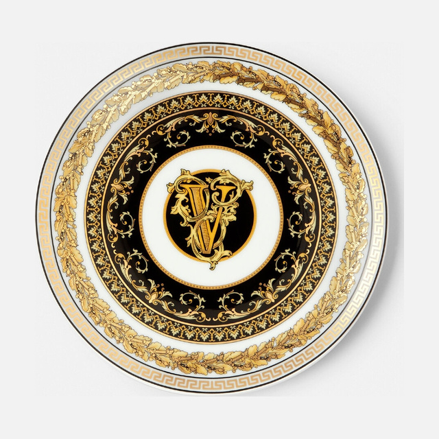 Virtus Alphabet V Plate 17 cm