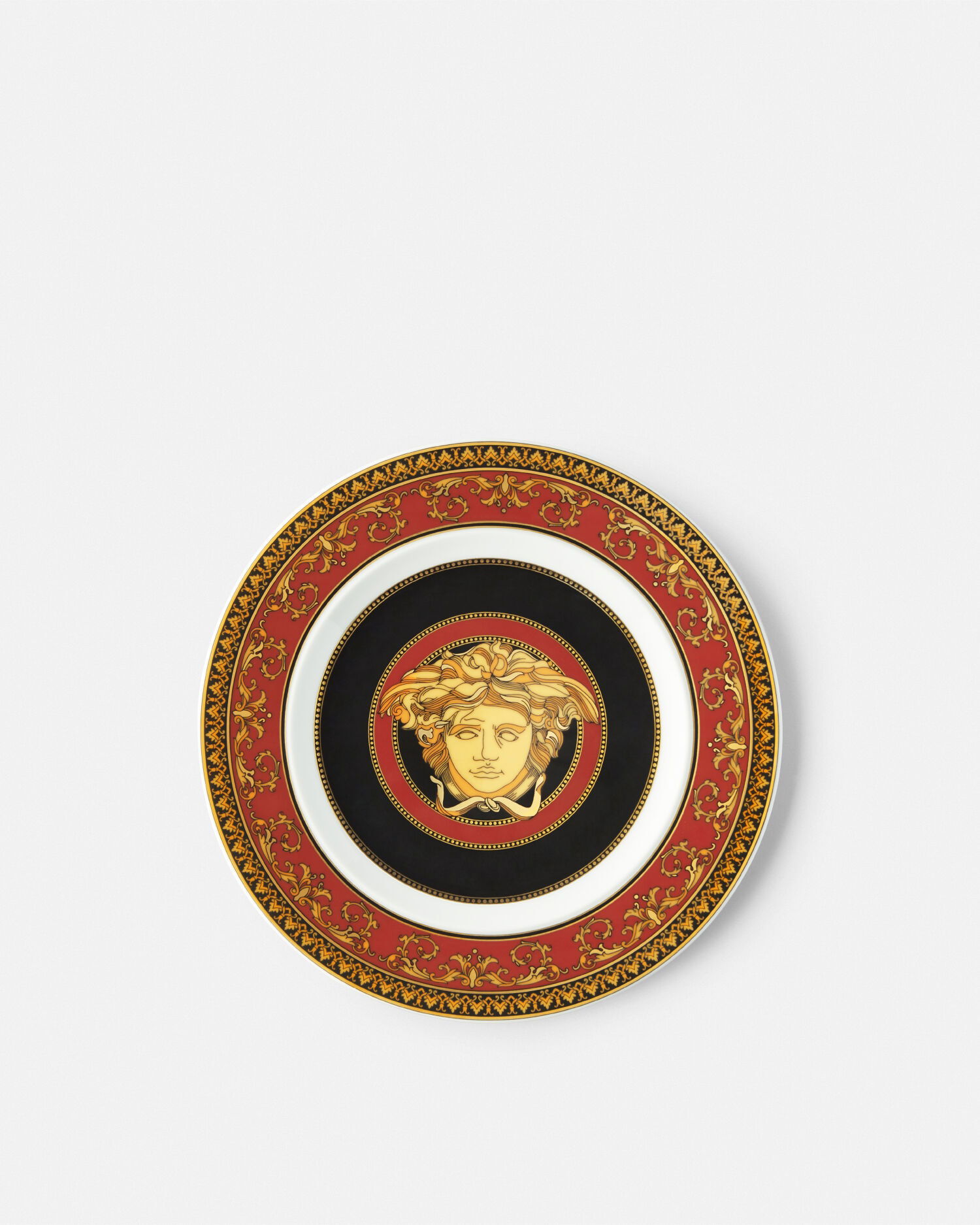 Тарелка Medusa Red, фарфоровая, 18 см