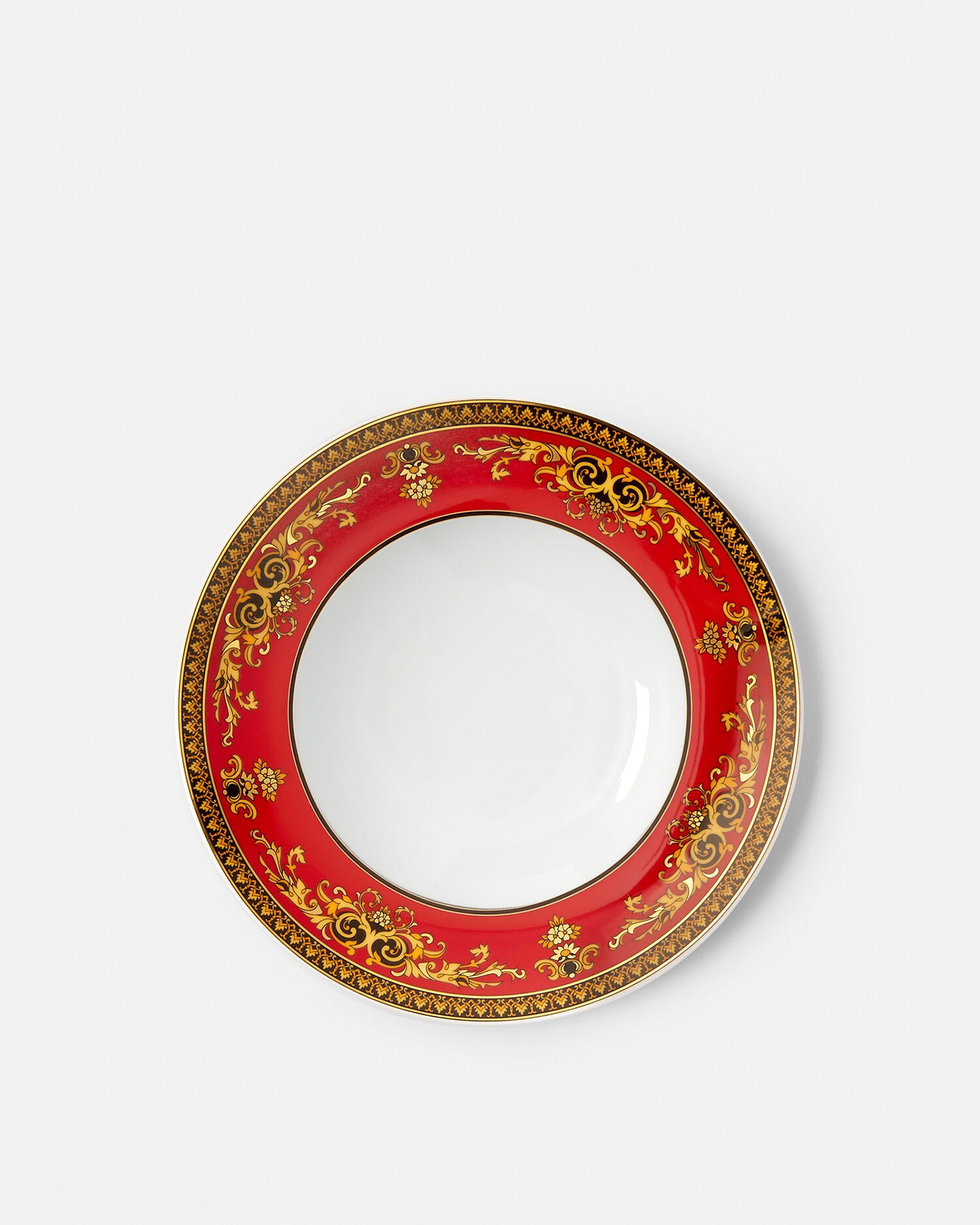 Фарфоровая тарелка Versace Medusa Red 21 см