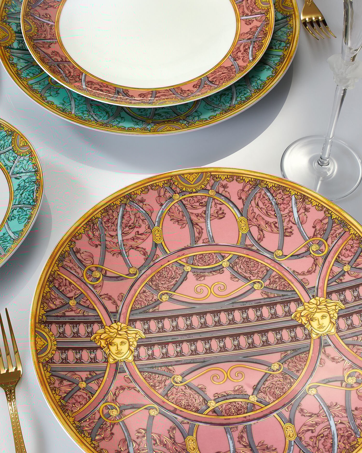 Scala del Palazzo Rosa Charger Plate 33 cm