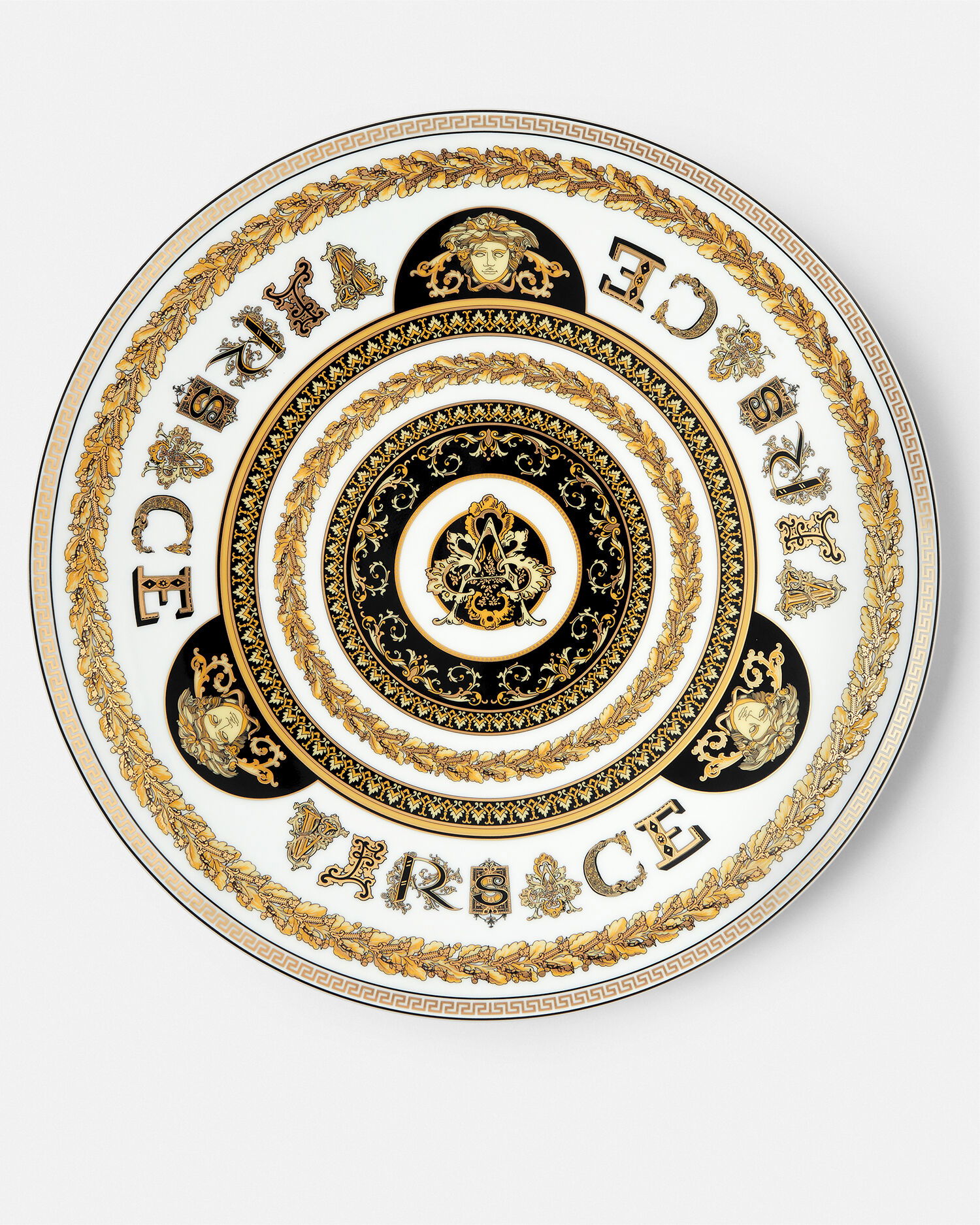 Сервировочная тарелка Virtus Alphabet с буквой А, 33 см