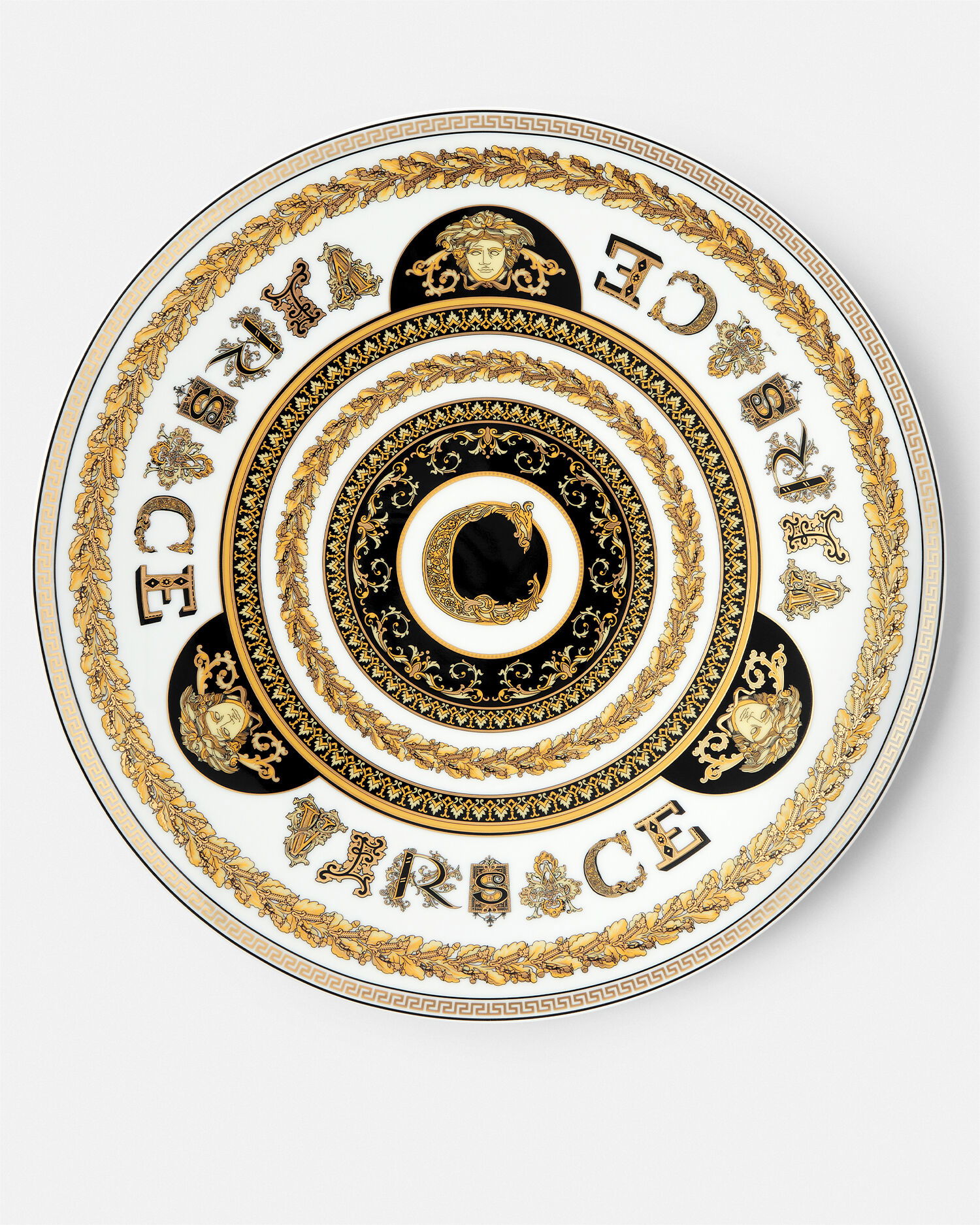 Сервировочная тарелка Virtus Alphabet с буквой 'C', 33 см