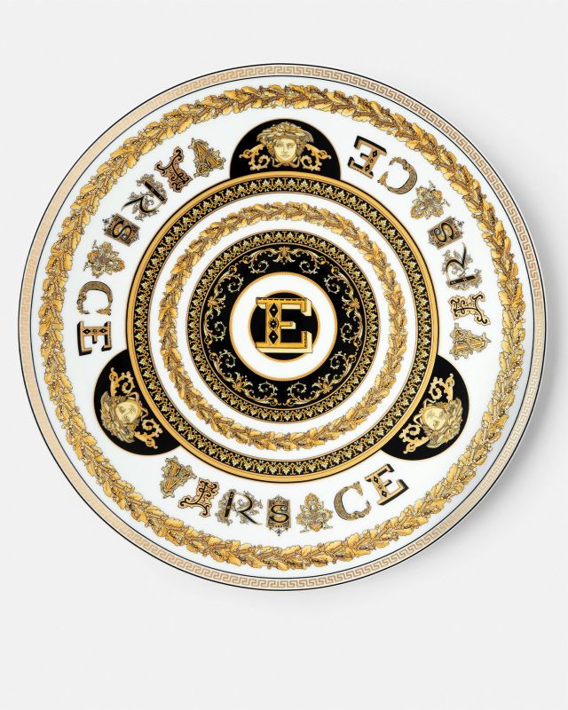 Virtus Alphabet E Charger Plate 33 cm